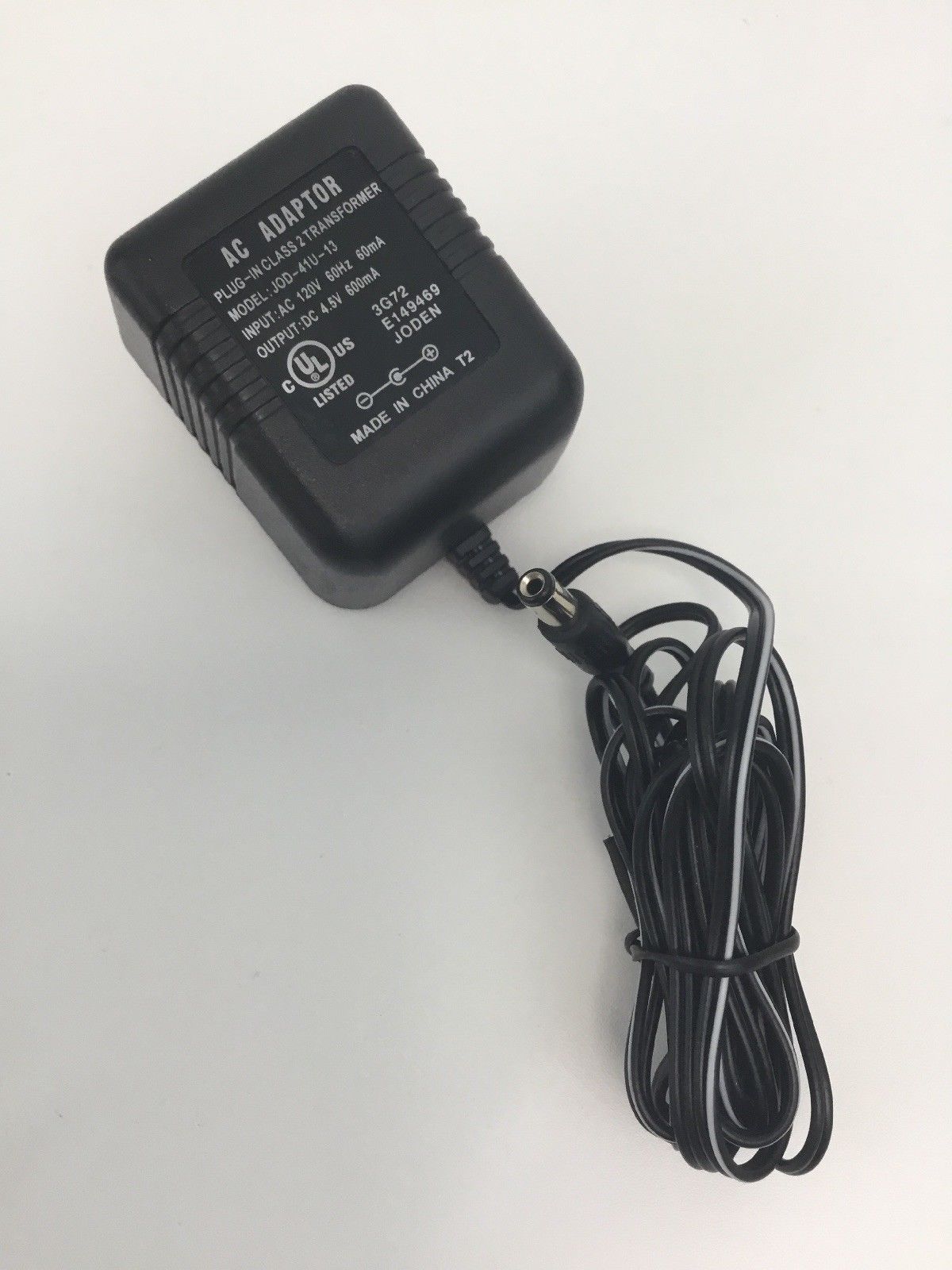 *Brand NEW*JOD-41U-13 Class 2 Transformer 4.5V 600mA Ac Adapter